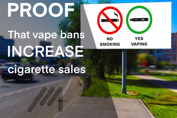 vape bans increase sales of cigarettes