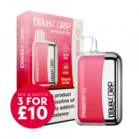 Double Drip Disposable Vape - Strawberry Ice