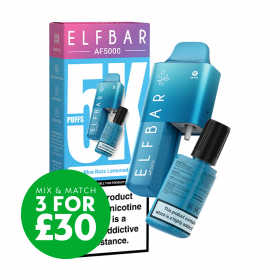 Elf Bar AF5000 Disposable Vape - Blue Razz Lemonade